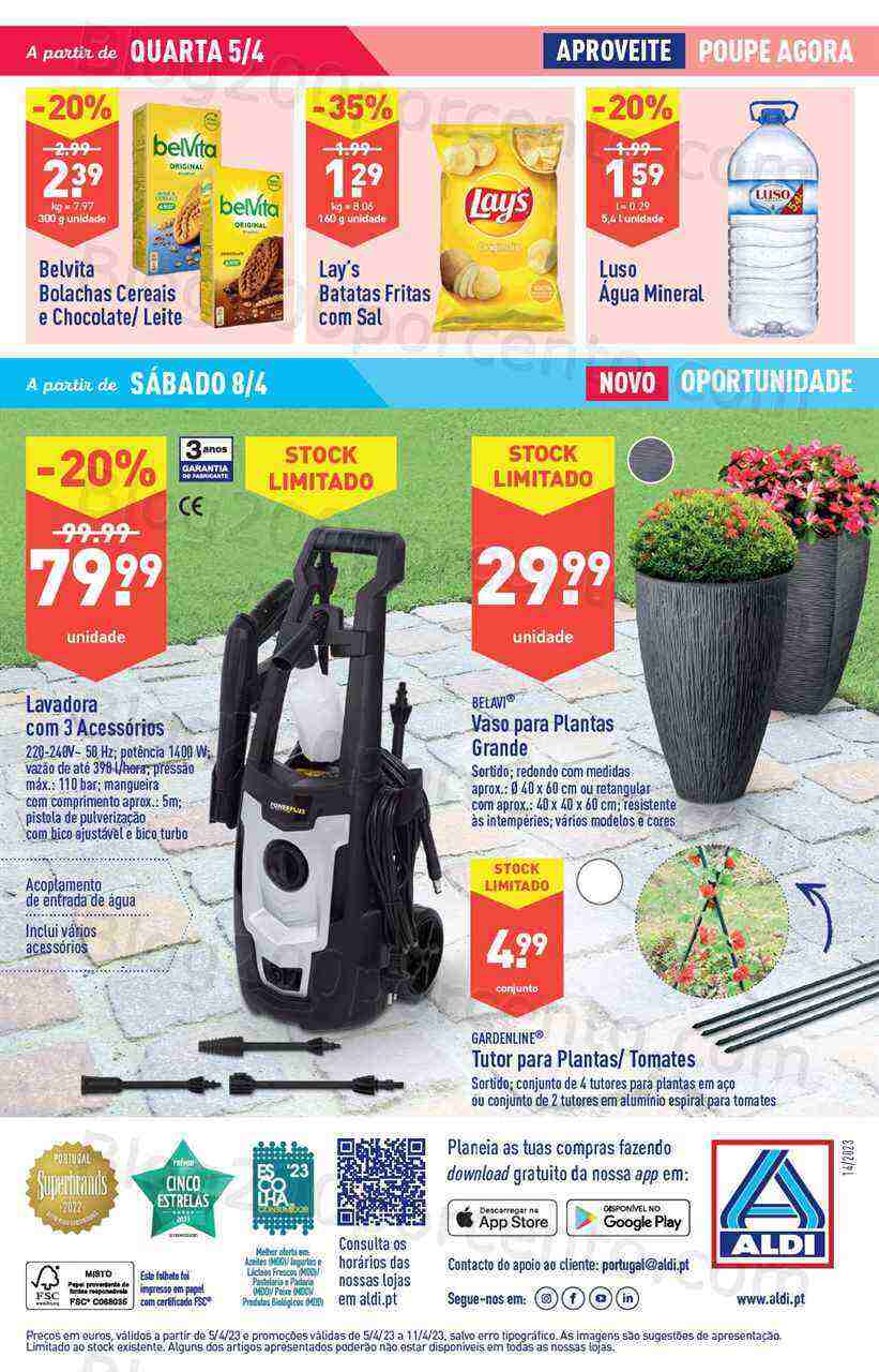 Antevisão Folheto ALDI Promoções de 5 a 11 abril