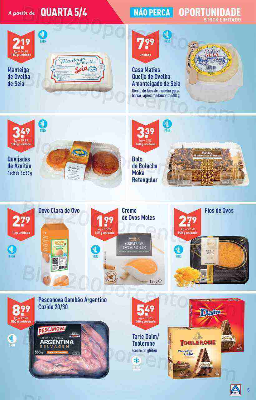 Antevisão Folheto ALDI Promoções de 5 a 11 abril