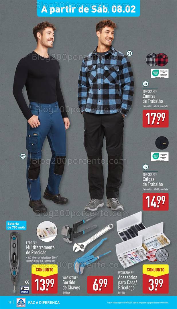 Antevisão Folheto ALDI Promoções Fim de Semana - 8 e 9 fevereiro
