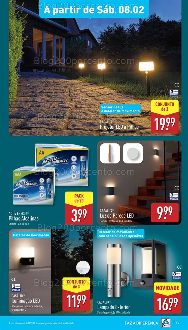 Antevisão Folheto ALDI Promoções Fim de Semana - 8 e 9 fevereiro
