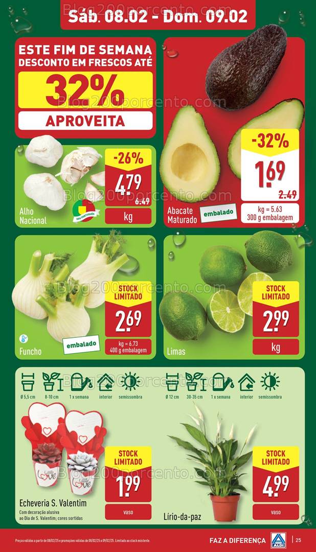 Antevisão Folheto ALDI Promoções Fim de Semana - 8 e 9 fevereiro