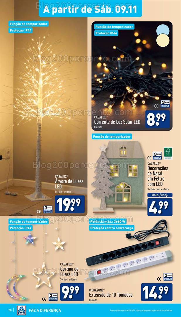 Antevisão Folheto ALDI Promoções de 6 a 11 novembro
