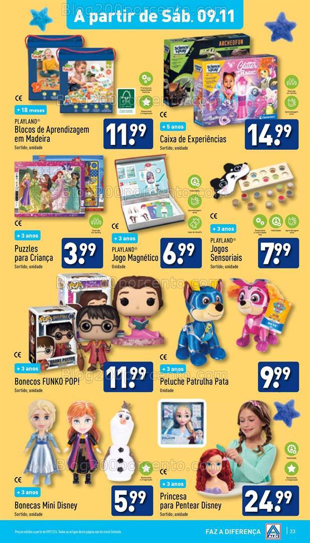 Antevisão Folheto ALDI Promoções de 6 a 11 novembro