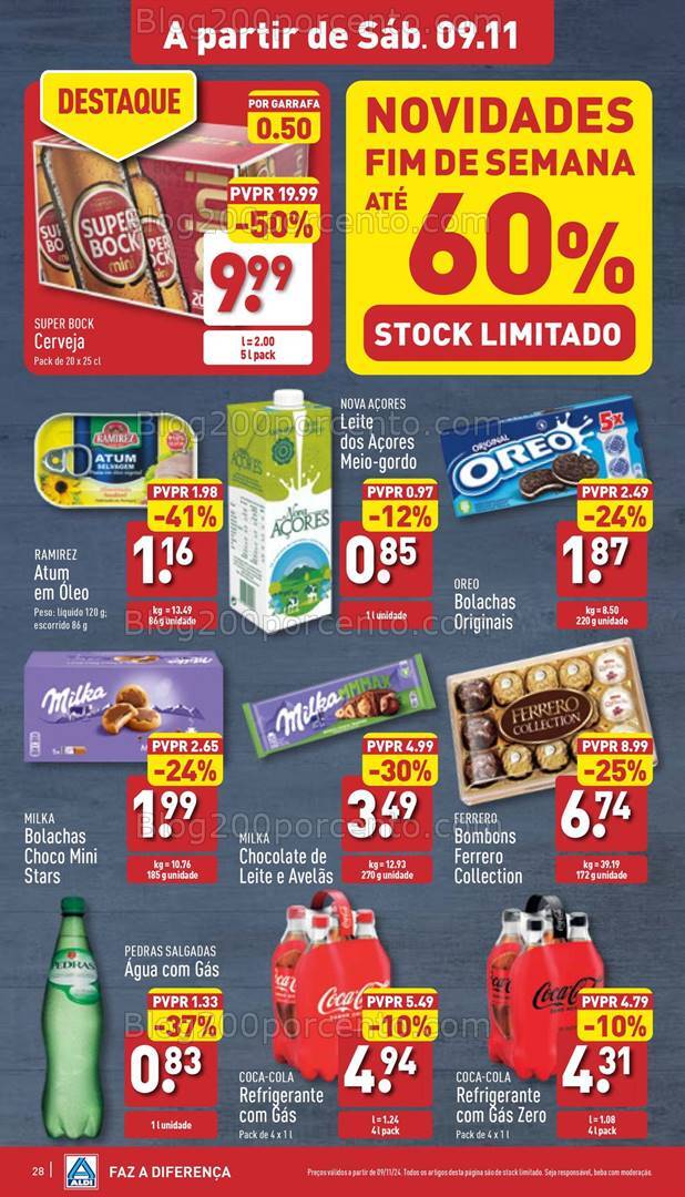 Antevisão Folheto ALDI Promoções de 6 a 11 novembro