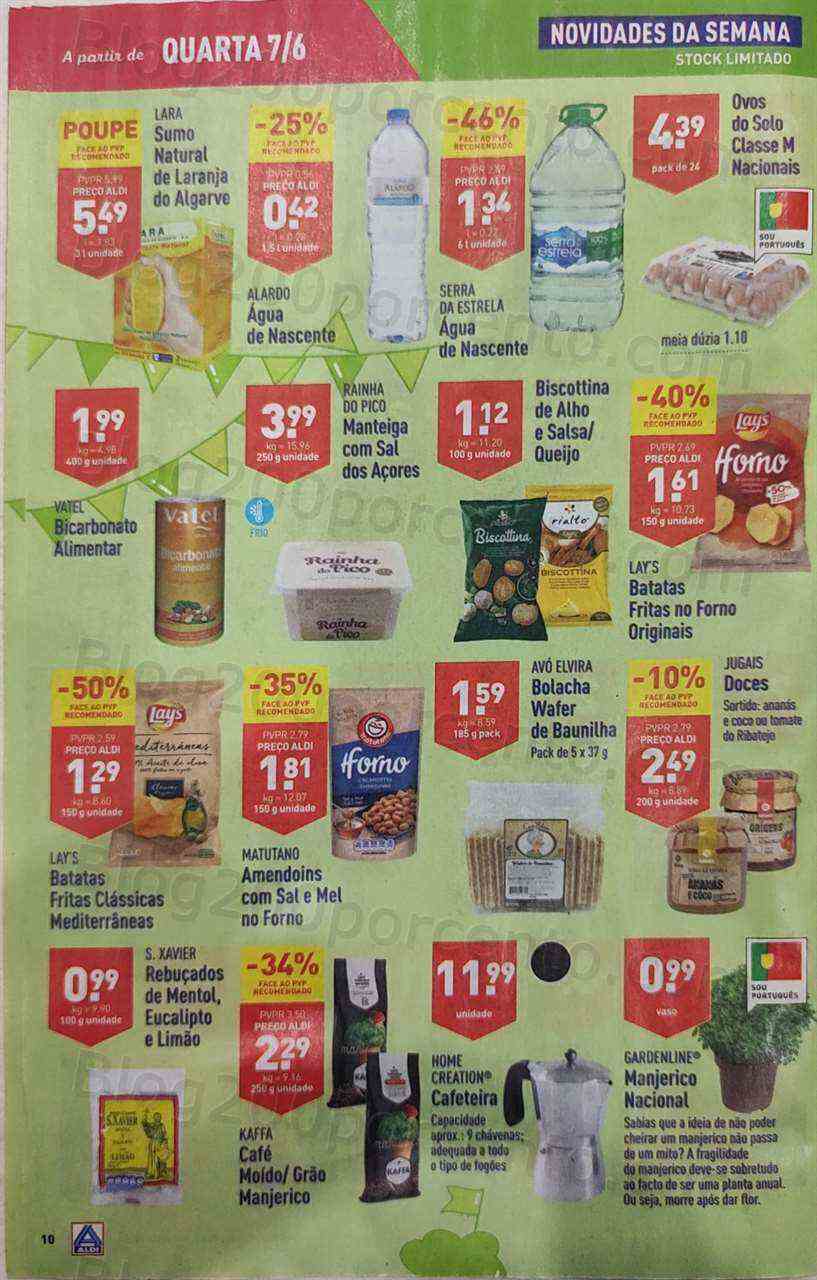 Antevisão Folheto ALDI Promoções de 7 a 13 junho