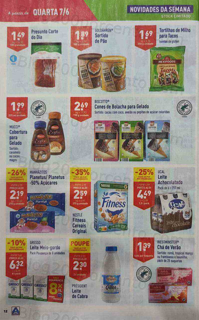 Antevisão Folheto ALDI Promoções de 7 a 13 junho