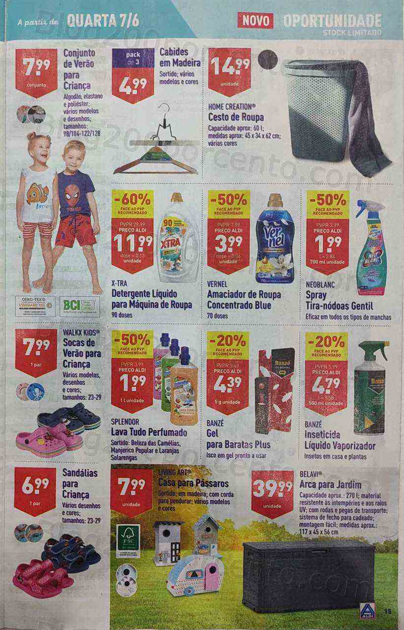 Antevisão Folheto ALDI Promoções de 7 a 13 junho