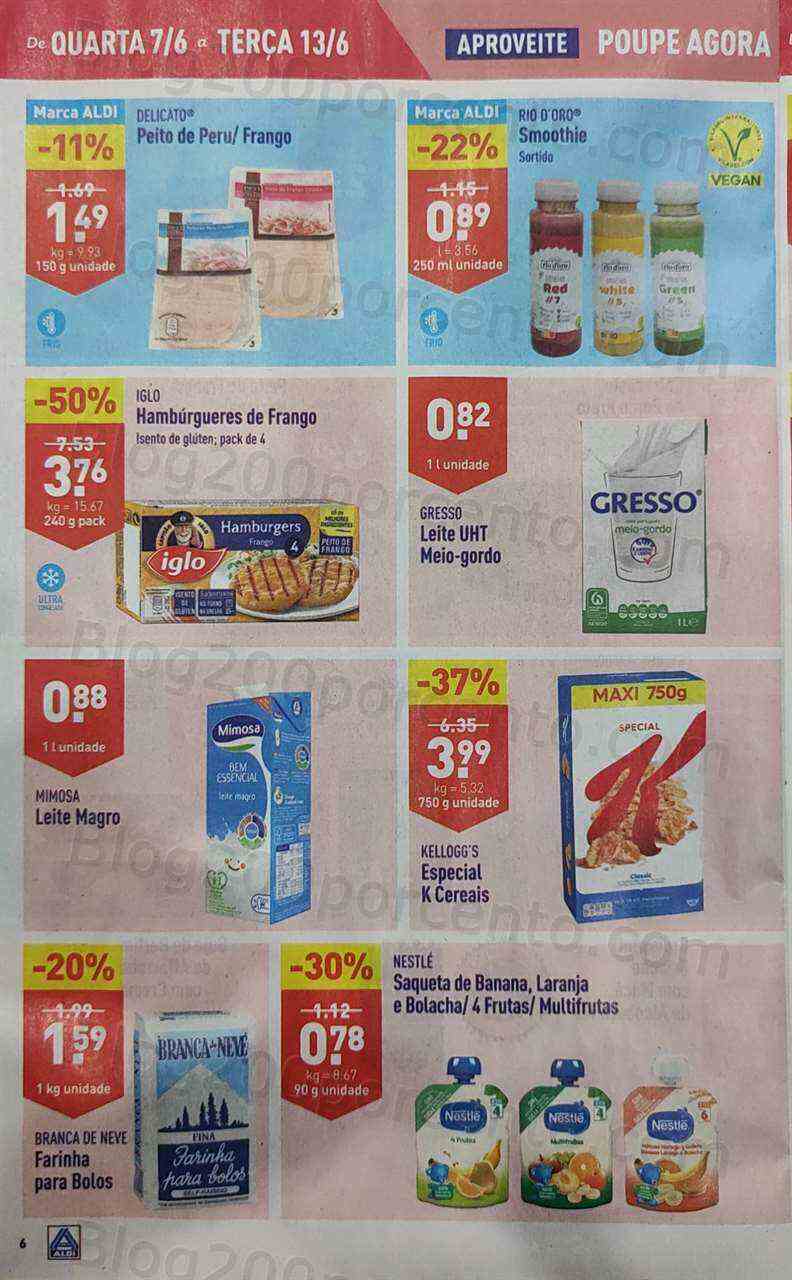 Antevisão Folheto ALDI Promoções de 7 a 13 junho