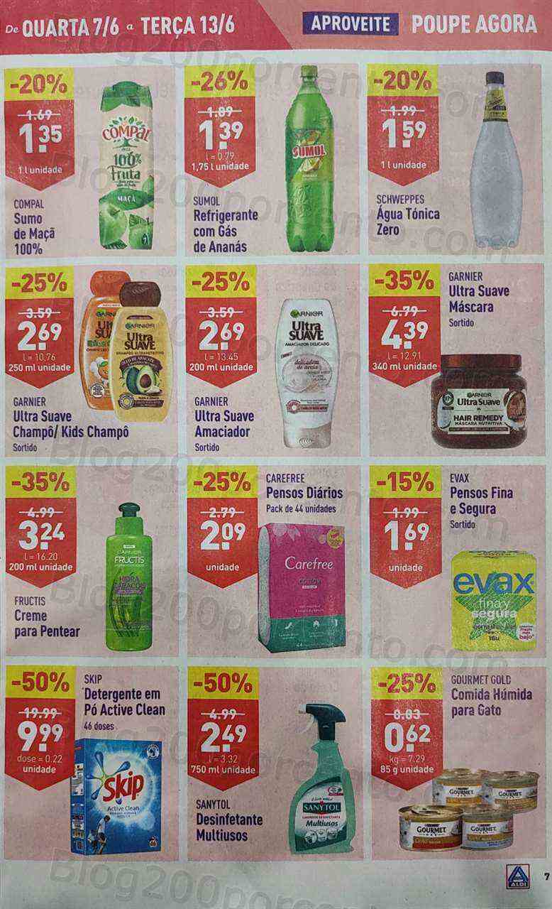Antevisão Folheto ALDI Promoções de 7 a 13 junho