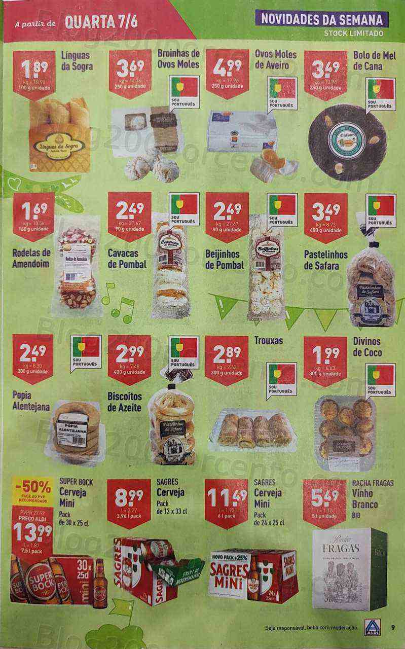 Antevisão Folheto ALDI Promoções de 7 a 13 junho