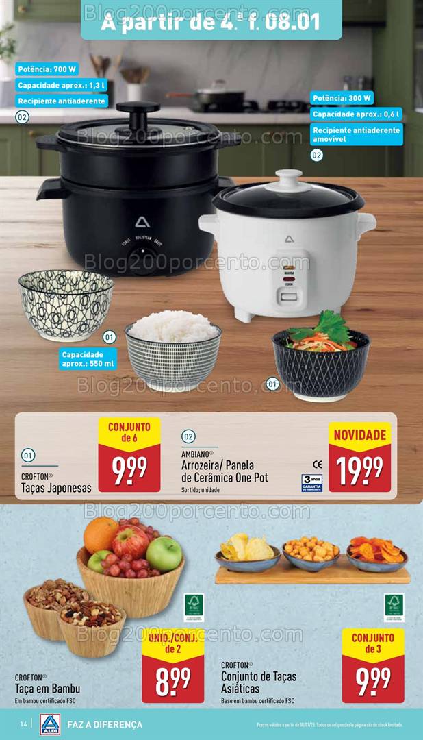 Antevisão Folheto ALDI Promoções de 8 a 14 janeiro