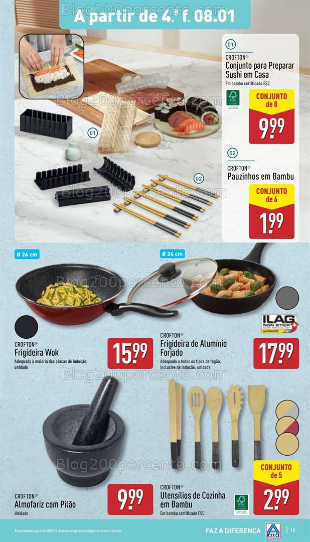 Antevisão Folheto ALDI Promoções de 8 a 14 janeiro
