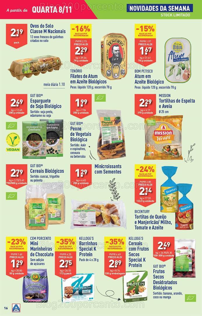 Antevisão Folheto ALDI Promoções de 8 a 14 novembro