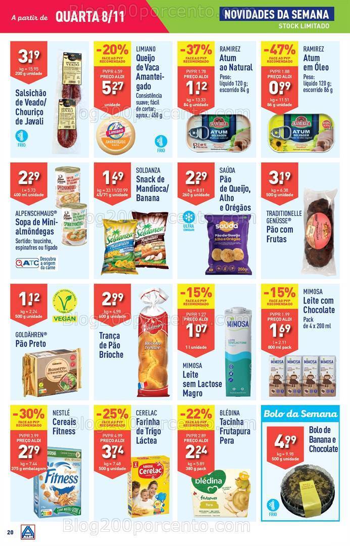 Antevisão Folheto ALDI Promoções de 8 a 14 novembro