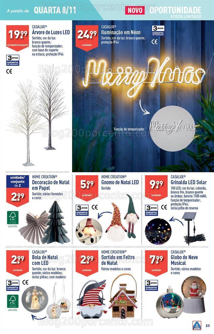 Antevisão Folheto ALDI Promoções de 8 a 14 novembro