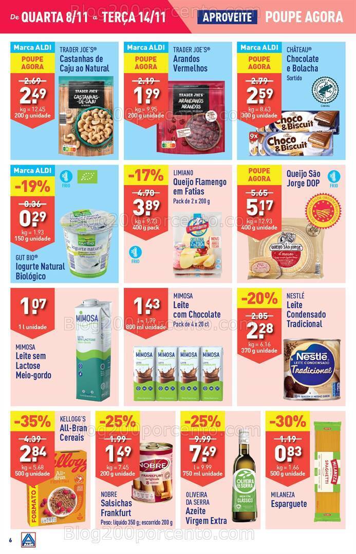 Antevisão Folheto ALDI Promoções de 8 a 14 novembro