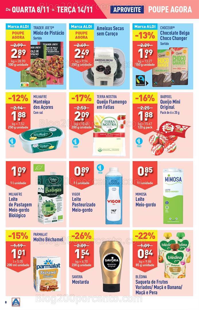 Antevisão Folheto ALDI Promoções de 8 a 14 novembro