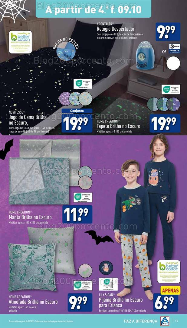 Antevisão Folheto ALDI Bazar Promoções a partir de 9 outubro