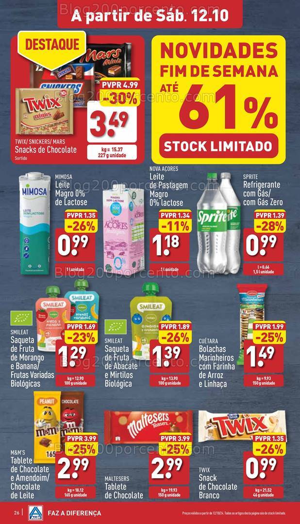 Antevisão Folheto ALDI Promoções de 9 a 15 outubro