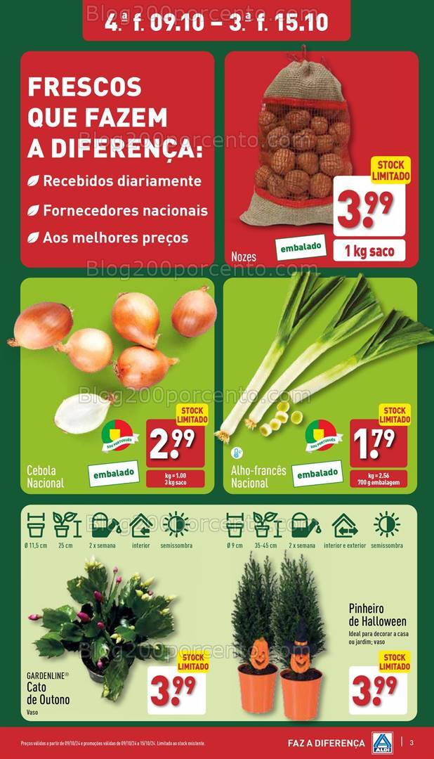 Antevisão Folheto ALDI Promoções de 9 a 15 outubro
