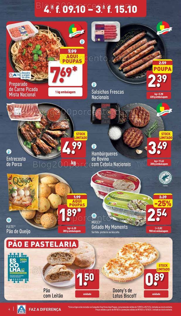 Antevisão Folheto ALDI Promoções de 9 a 15 outubro