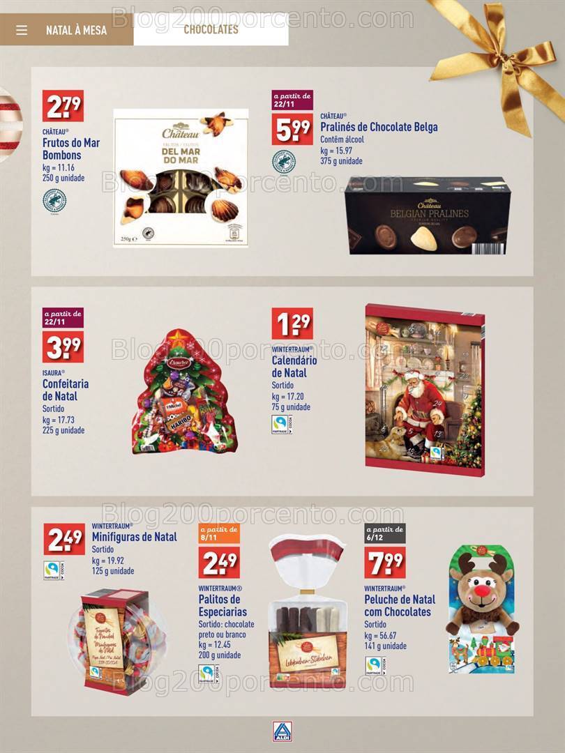 Antevisão Folheto ALDI Especial Natal Promoções a partir de 6 novembro