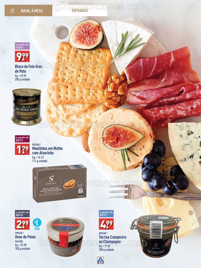 Antevisão Folheto ALDI Especial Natal Promoções a partir de 6 novembro