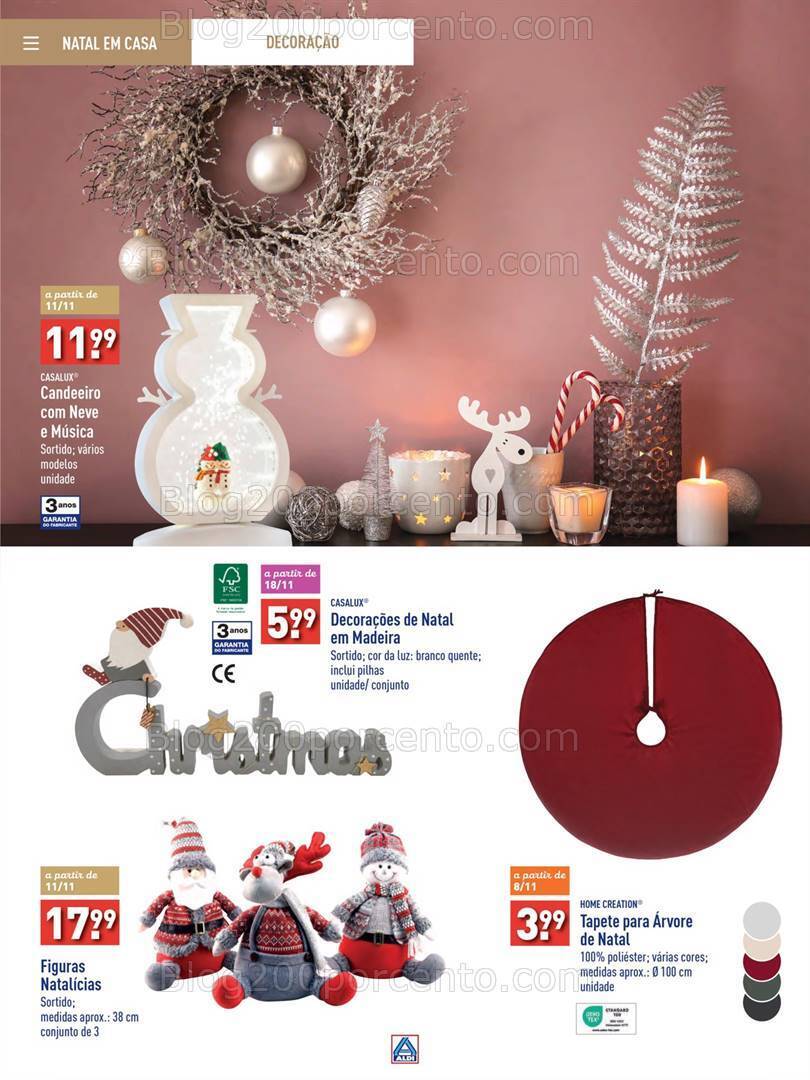 Antevisão Folheto ALDI Especial Natal Promoções a partir de 6 novembro