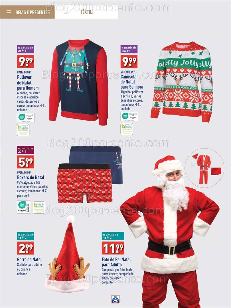 Antevisão Folheto ALDI Especial Natal Promoções a partir de 6 novembro