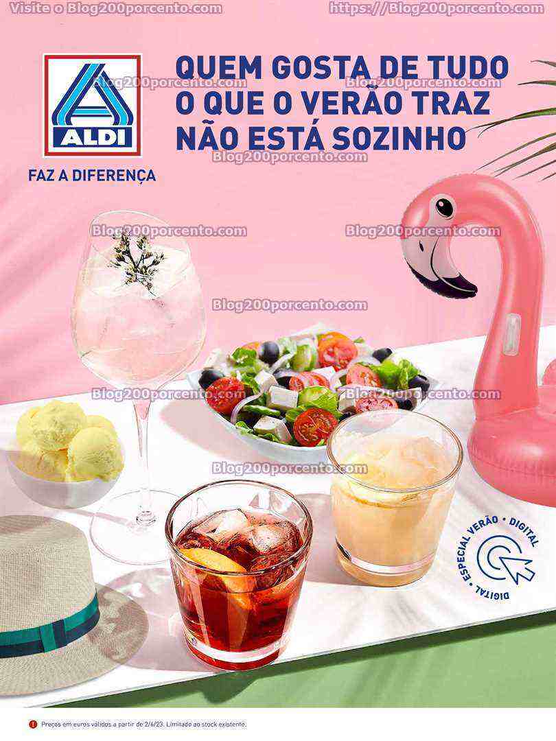 Antevisão Folheto ALDI Especial Verão Promoções a partir de 5 junho