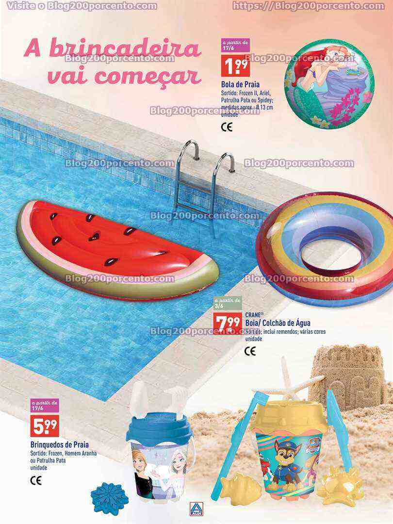 Antevisão Folheto ALDI Especial Verão Promoções a partir de 5 junho