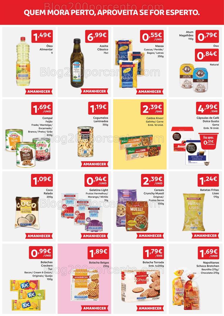 Antevisão Folheto AMANHECER Promoções de 1 a 7 agosto