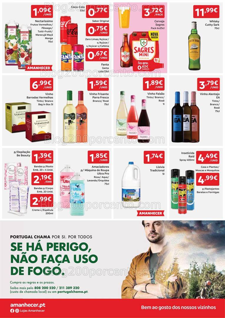 Antevisão Folheto AMANHECER Promoções de 1 a 7 agosto