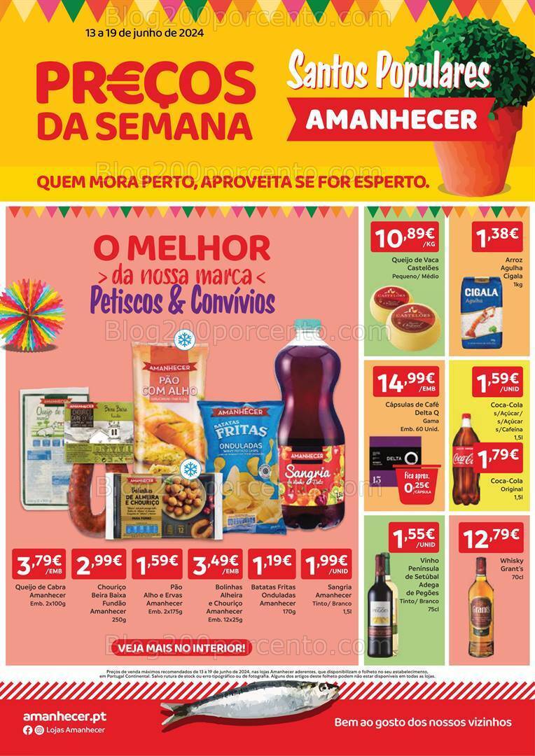 Antevisão Folheto AMANHECER Promoções de 13 a 19 junho