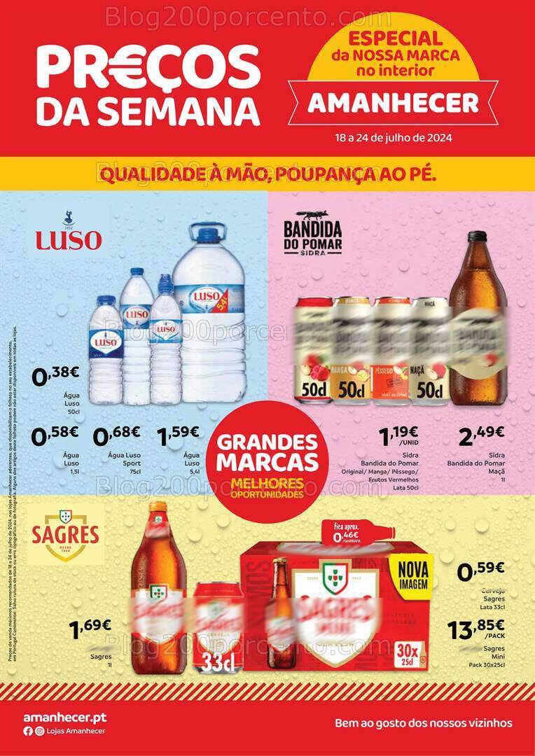 Antevisão Folheto AMANHECER Promoções de 18 a 24 julho