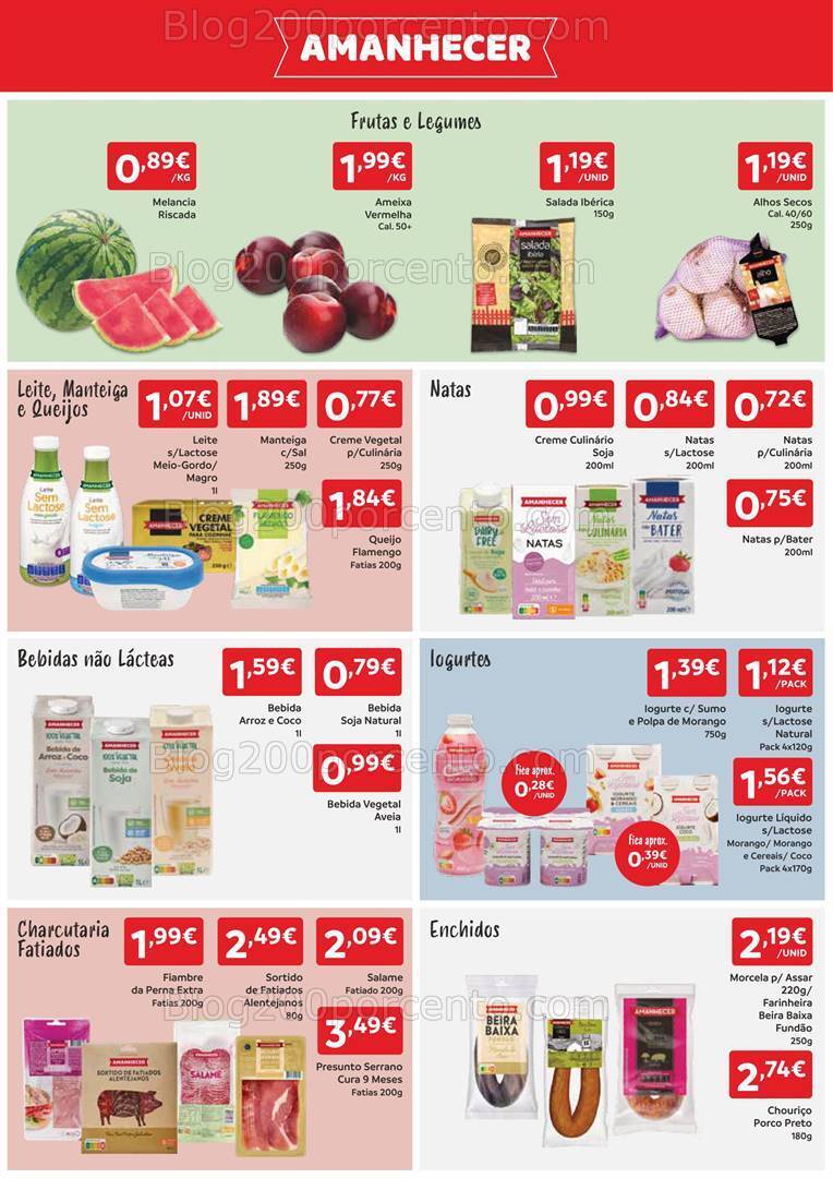 Antevisão Folheto AMANHECER Promoções de 18 a 24 julho