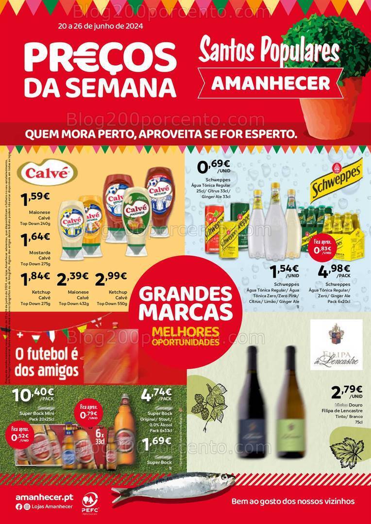 Antevisão Folheto AMANHECER  Promoções de 20 a 26 junho