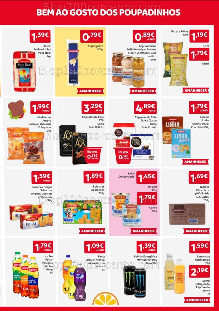 Antevisão Folheto AMANHECER Promoções de 22 a 28 agosto