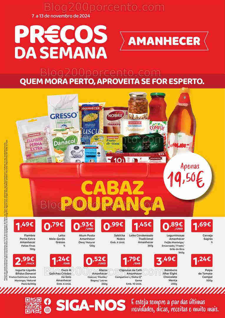 Antevisão Folheto AMANHECER Promoções de 7 a 13 novembro