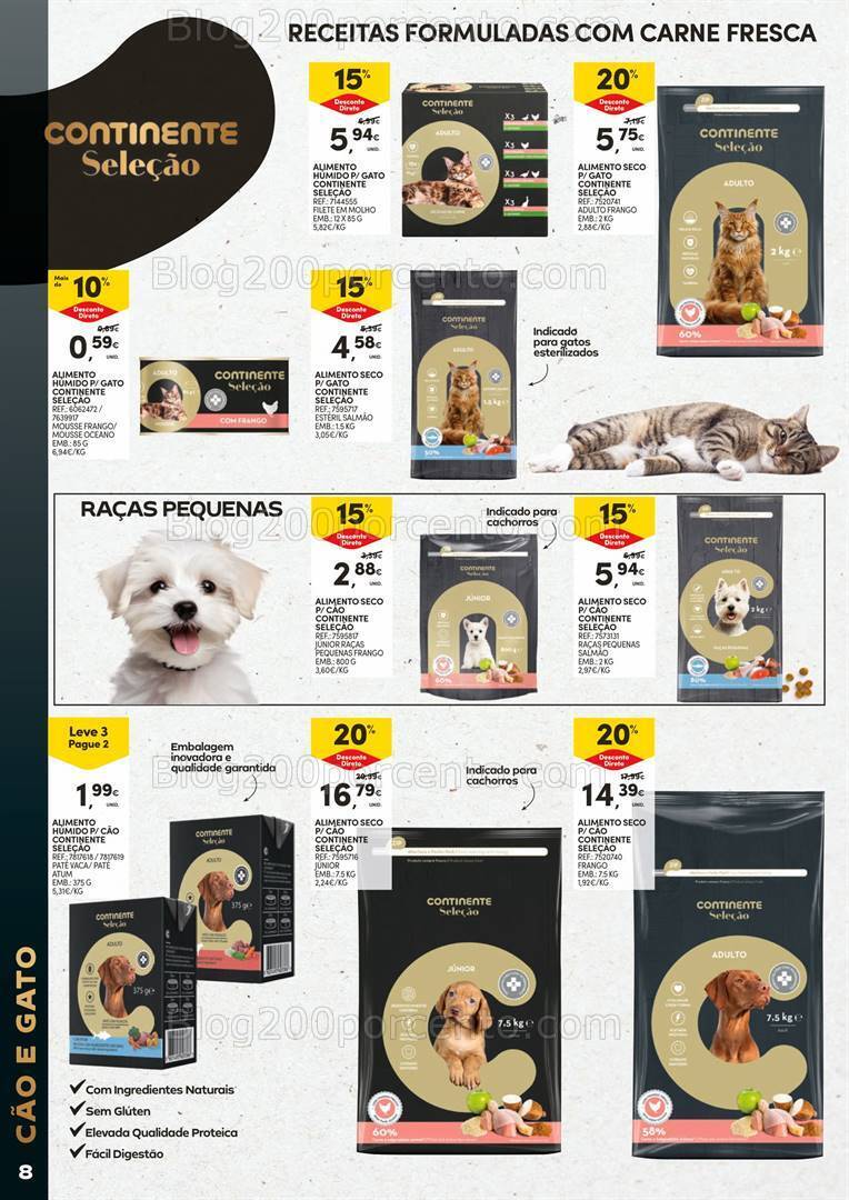 Antevisão Folheto CONTINENTE Especial Animais Promoções de 10 a 23 junho