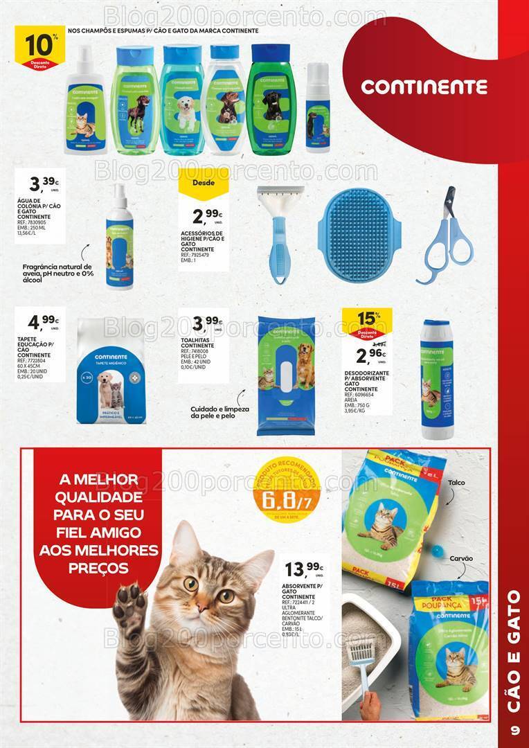 Antevisão Folheto CONTINENTE Especial Animais Promoções de 10 a 23 junho
