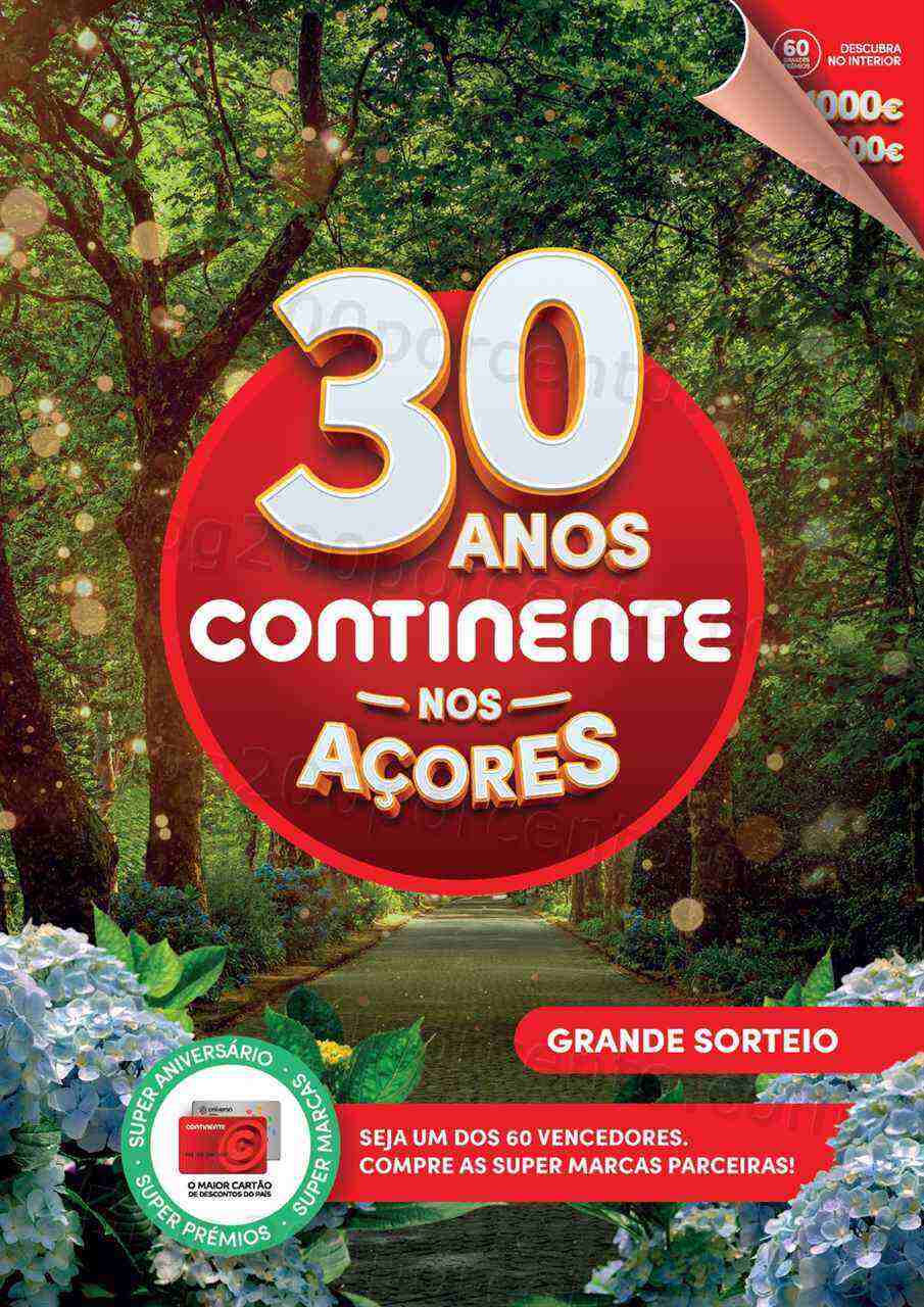 Antevisão Folheto CONTINENTE Especial Açores Promoções de 9 a 29 maio