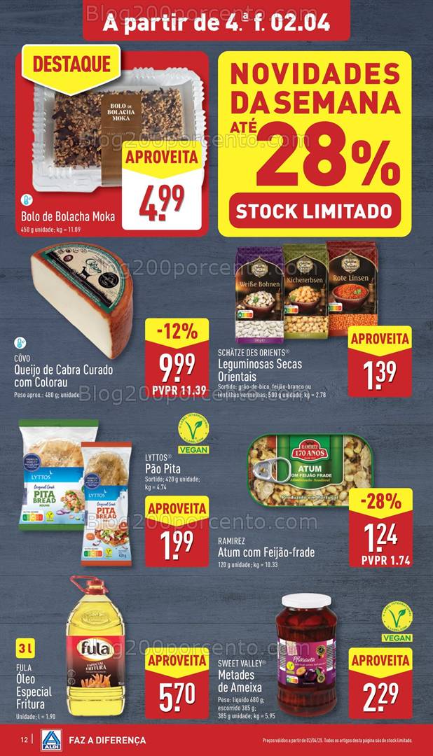 Antevisão Folheto ALDI Promoções de 2 a 8 abril