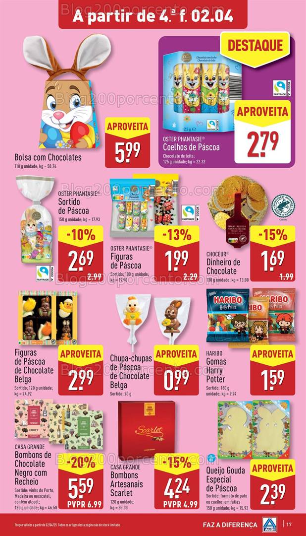 Antevisão Folheto ALDI Promoções de 2 a 8 abril