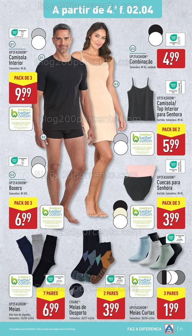 Antevisão Folheto ALDI Bazar Promoções a partir de 2 abril