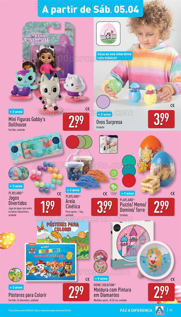 Antevisão Folheto ALDI Bazar Promoções a partir de 5 abril