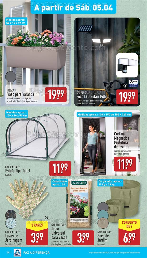 Antevisão Folheto ALDI Bazar Promoções a partir de 5 abril