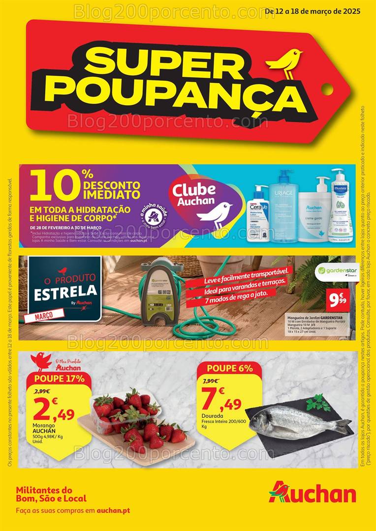 Antevisão Folheto AUCHAN Promoções de 12 a 18 março