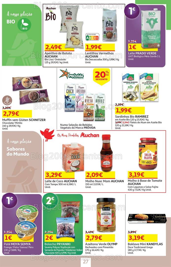 Antevisão Folheto AUCHAN Promoções de 14 a 26 março