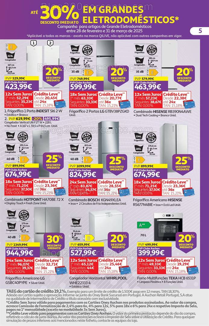 Antevisão Folheto AUCHAN Tecnologia Promoções de 14 a 26 março